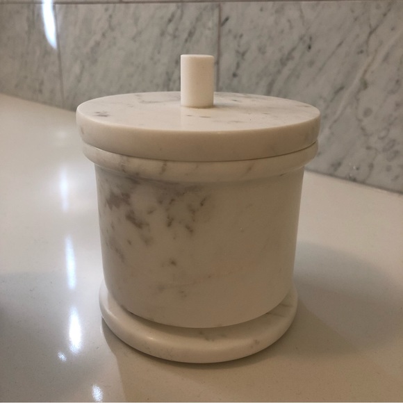 Pottery Barn Marble Canister - Picture 3 of 5